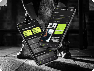 Fitness Application Design app design fitness app ui design ux design