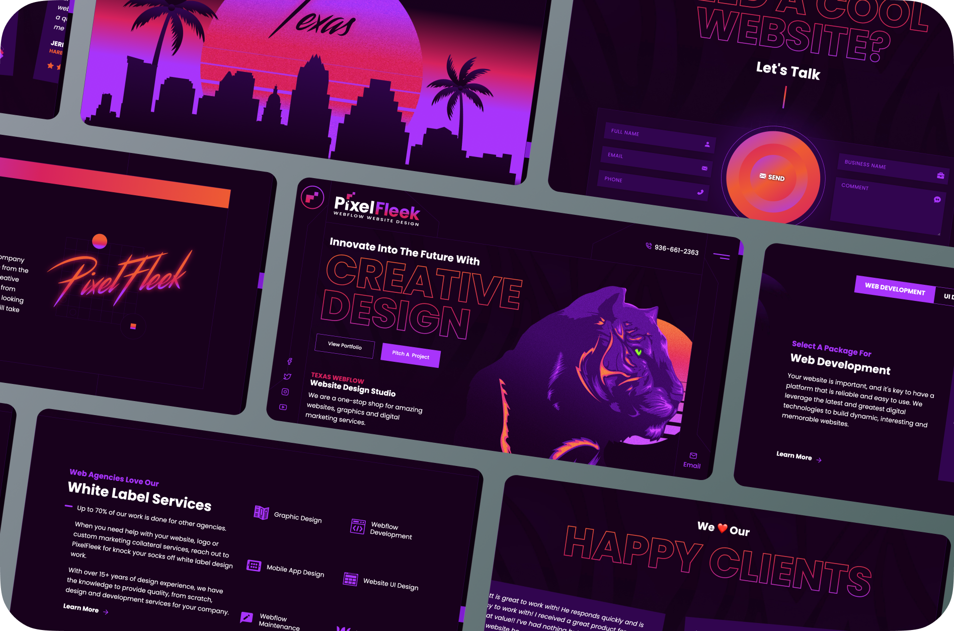 Creative Agency Website Design 😵‍💫 adobe agency amazon behance branding code by design coinbase creative css design figma illustration logo netflix new york purple sketch texas tiger ui