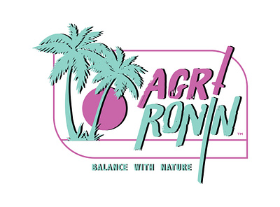Branding for Agri Ronin dribbble florida fun illustration logo miami nature vector art