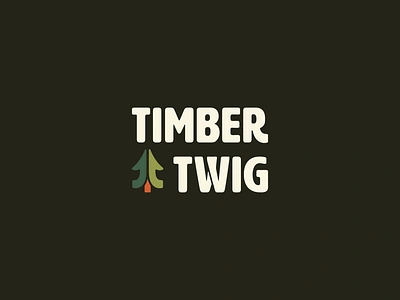 Timber Twig - Primary Logo Design brand identity branding colorado designer logo outdoor outdoor brand outdoor design outdoor logo outdoors retro retro illustration retro logo retro logo design vintage visual identity