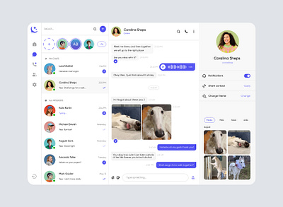 Chat interface UX/UI app branding chat design good graphic design messenger ui ux website