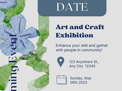 Art And Craft Exhibition flyers advertisement art art exhibition branding design flyers graphic design illustration illustrations posters vector