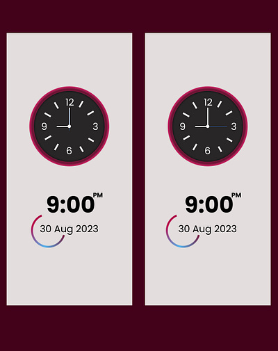 Clock design (UI)