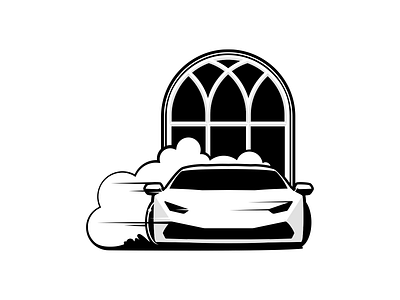 Performance Villas car-focused rental properties art branding cars design illustration illustrator logo supercar typography
