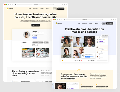 Superpeer Product Pages landing landing page product page saas saas page superpeer