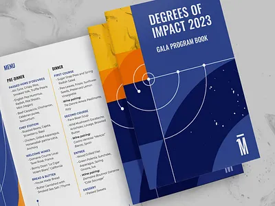 One Million Degrees Gala Program Book print