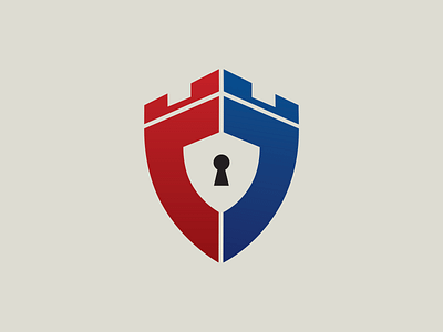 Fort Knox Security Services branding graphic design icon illustration illustrator logo logowork shield vector