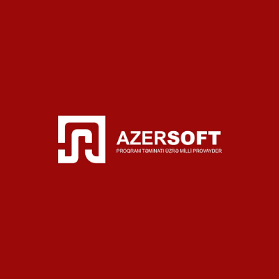 "Azersoft" Concept Logo branding logo