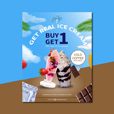 Promotional Poster Design graphic design ice cream poster design logo poster poster design promotional poster promotional poster design