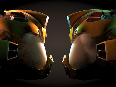 Yellowish Tech Helmet