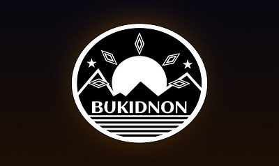 BUKIDNON LOGO/STICKER branding graphic design logo ui