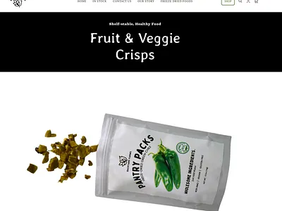 Backyard Farms Website Concept + Design branding design food photography