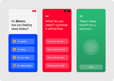 Bison Virtual Aid Kit figma graphic design mobile ui design ui user interface ux web design