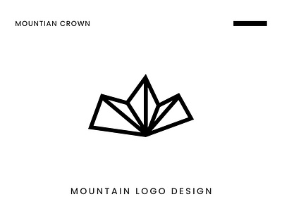 Mountain minimalist logo design best logo design creative logo crown logo design design dribbbledesign logo logo creation logo design and branding logo idea logo inspiration logomark minimal logo design minimalist logo mountain mountain crown logo mountain logo design mountain peak logo design negative space peak logo