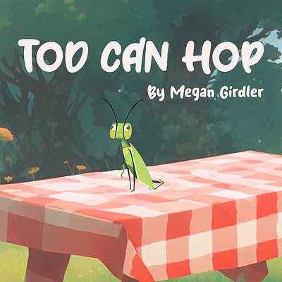 Illustration for Children's book, Tod Can Hop childrens book illustration graphic design