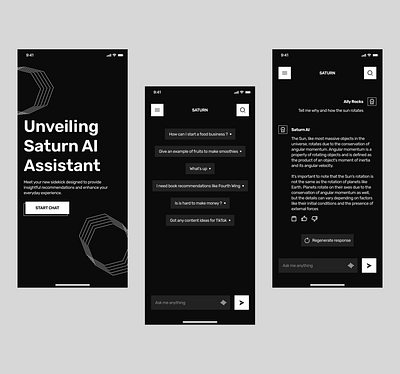 AI Chat Assistant App ai aiassistant dailyuiux design ui uidesign