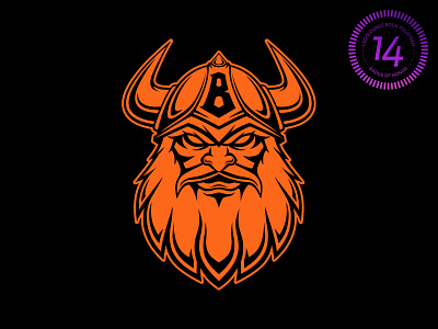 Logo Lounge 14 Winner | Viking Logo bradford bradford design branding gym icon logo masscot viking viking logo weight lifting