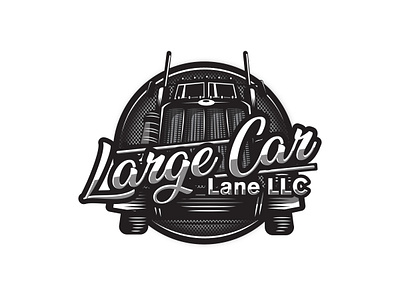 Large Car Lane LLC logo branding graphic design logo