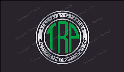 Logo Design for Real Estate company app branding circl logo design dog logo graphic design home logo illustration logo realeste trp logo ux vector