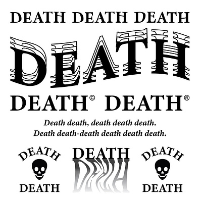 Death Play Graphics art branding clean design flat graphic design illustration logo vector art