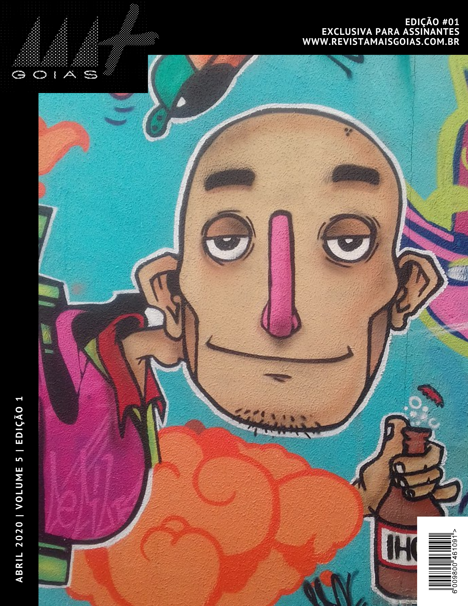 Revista +Mais Goiás - Projeto Faculdade UNIP - GO branding design graphic design illustration kinhork typography vector