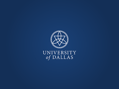 University of Dallas: New Logo branding catholic crusaders dallas identity logo rebrand texas triquetra university