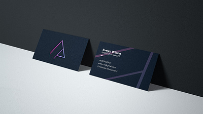 Gradient Business Card business card design graphic design illustration logo vector