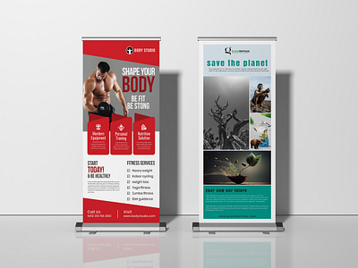 Roll-up banner design ads banner billboard design graphic design outdoor banner pull up banner reactable banner roll up yard sign