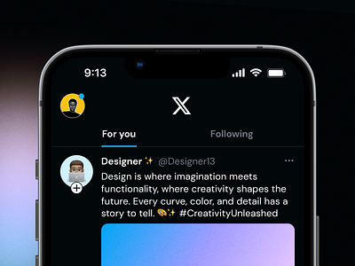 Follow Others Directly Feature on X app beautiful clean cleanui design feature product productdesign social socialmedia tech twitter ui uidesign uiux web2 x
