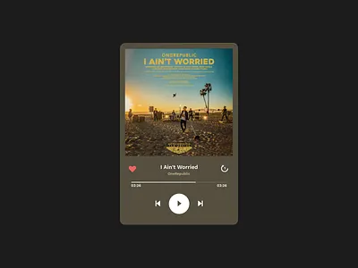 UI Challenge - Music Player design ui uiux