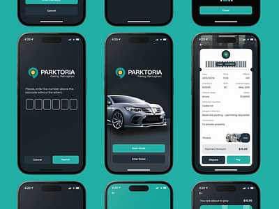 Mobile App Design app design design mobile mobile app parking payments ui uidesign ux ui visual interface