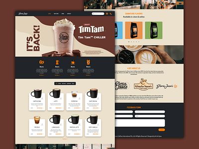 Redesign Gloria Jean's Coffee app branding graphic design illustration typography ui ux