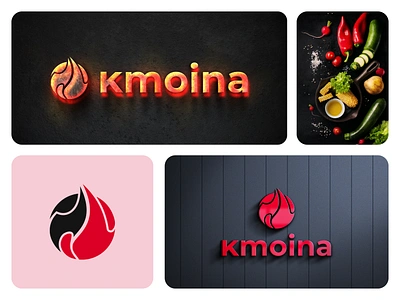 restaurant logo, fire flame logo, bakery logo brand identity branding catering cooking dessert fire fire flame flame food identity logo logo design logo designer restaurant restaurant logo