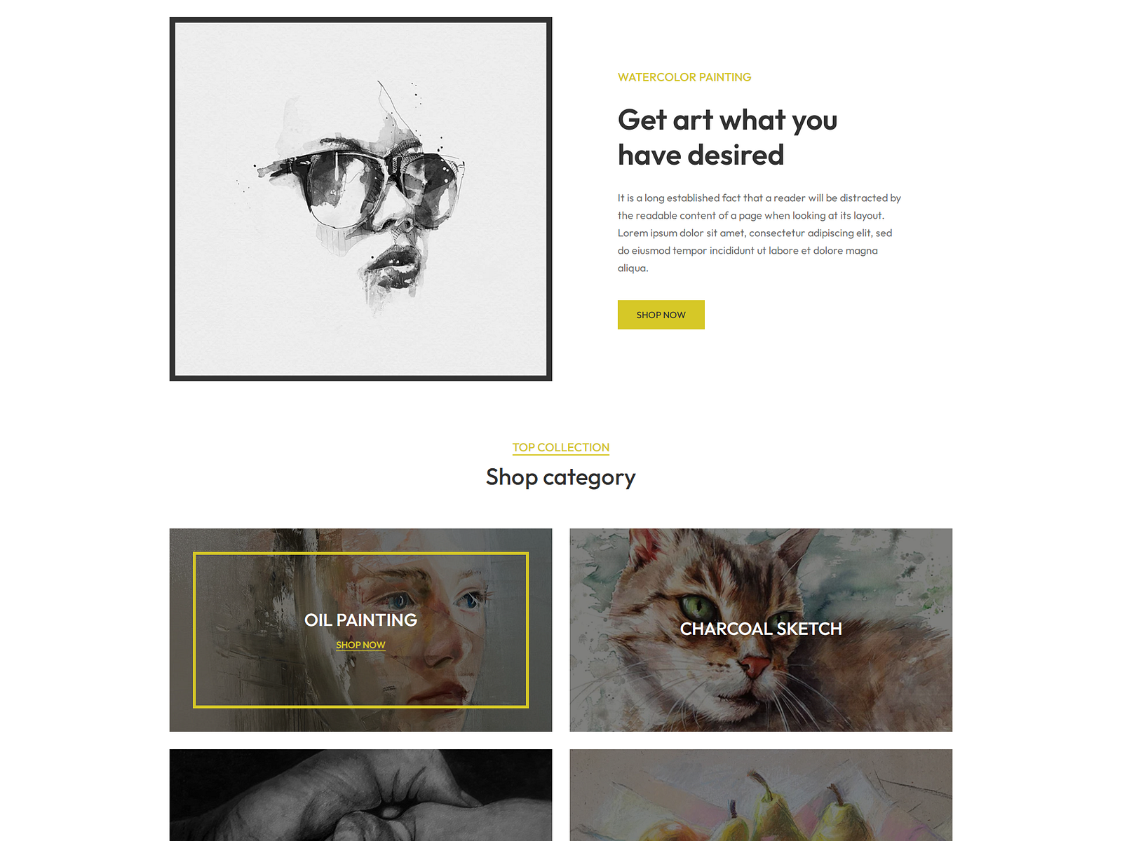 Shoppo - The Painting & Artist Premium Shopify Theme by Webtemplate on ...