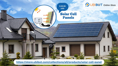 Sunlight to Socket: The Power of Solar Cell Panels energy conservation environment protection external power supply ubibot solar cell panel