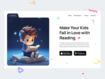 Reading app 3d bedtimestoryapp educationalapp freelancer interactive interface kidfriendly kidsreadingapp readingactivities readingapp ui uidesign uiux userfriendly