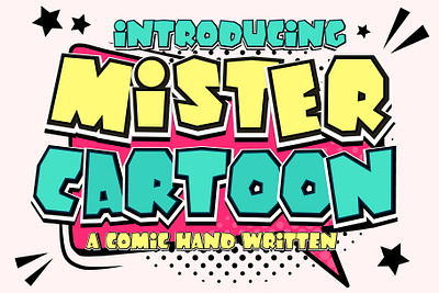 Mister Cartoon Font bold and cheerful