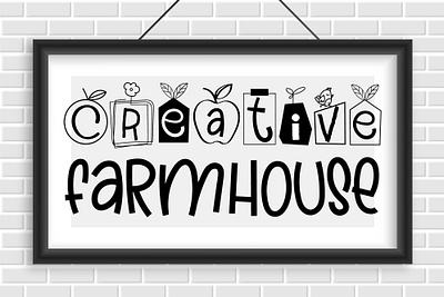 Creative Farmhouse Font custom fonts
