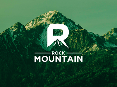 Letter R and Mountain Logo brand brand identity branding color design illustration letter r logo logo designer mountain mountain logo prio hans r logo rock logo typography ui ux vector
