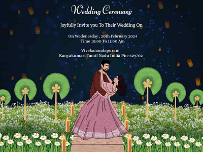 Wedding Invitation Video: A Twist to Traditional Invitation 3d animation branding graphic design invitation invitation video logo motion graphics ui video wedding