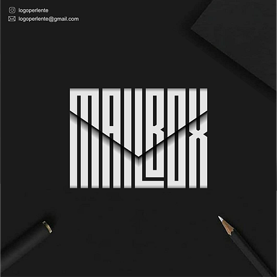 MAILBOX logo design brand identity branding design icon illustration initials lettering logo logo design logotype minimal logo monogram symbol typography
