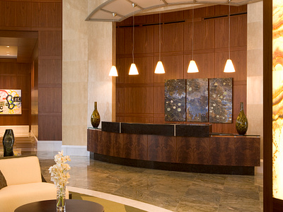 Resort at Singer Island Lobby Reception hoteldesign interiordesign lobbydesign