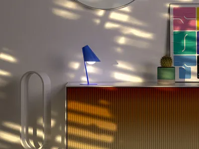 Desk Lamp- Concept 3d design graphic design interior