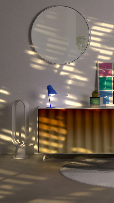 Desk Lamp- Concept 3d design graphic design interior