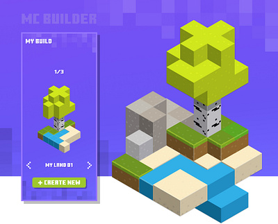 MC Builder 3d app block builder game minecraft