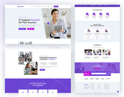 Cyber - IT Solutions & Multi-Purpose WordPress Theme wordpress