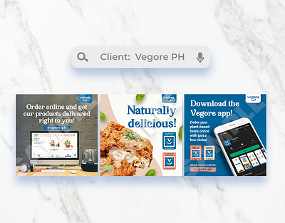 Square Graphics for Vegore PH [2023] ads advertisement advertising design food graphic design graphics marketing social media social media post vegan