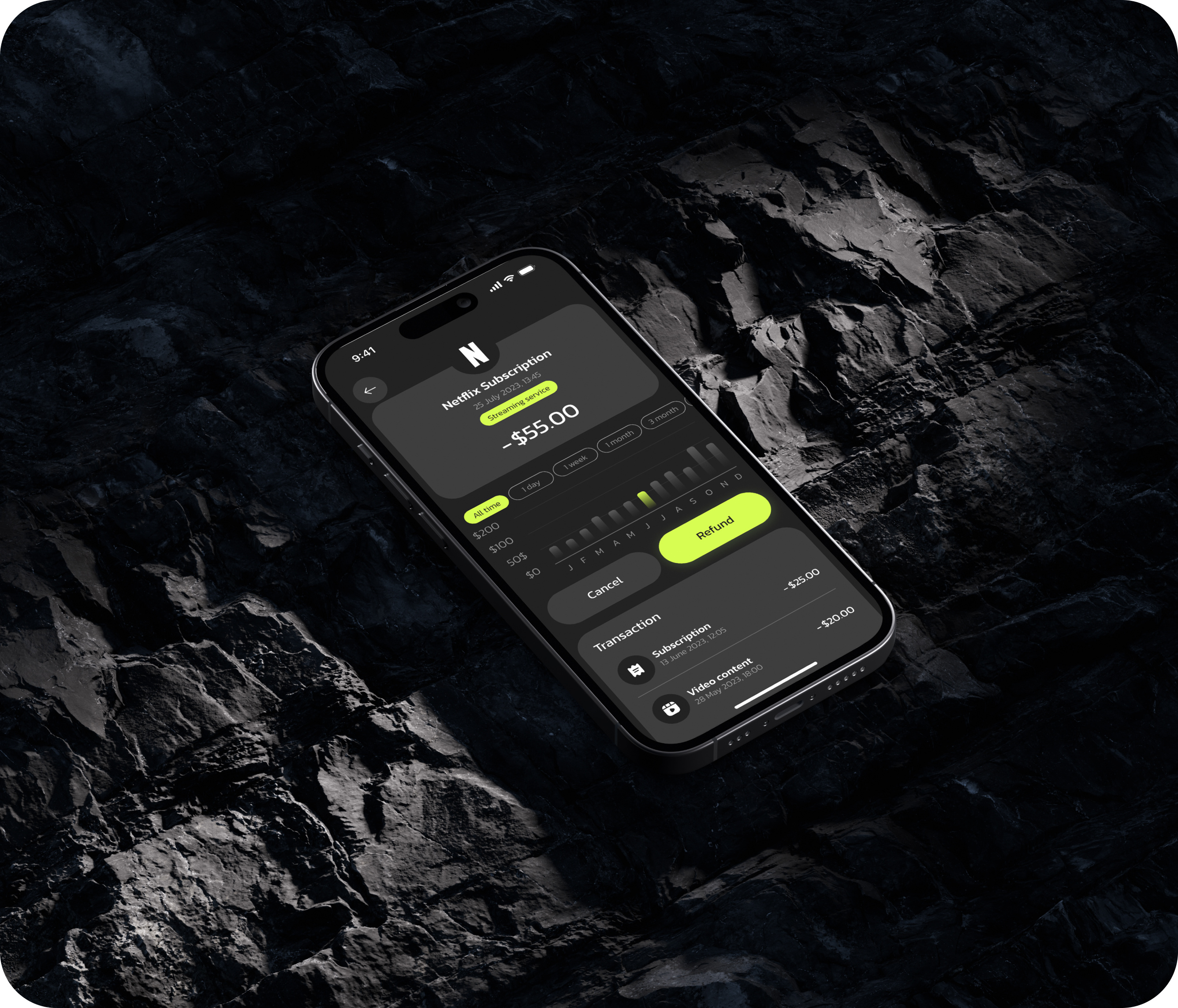 Example of Fin Tech Mobile App UI UX Design