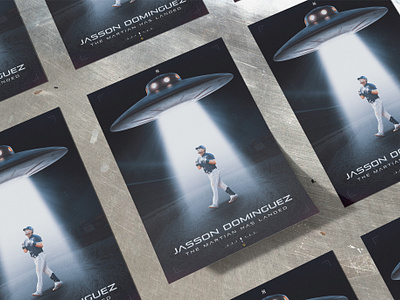 Jasson Dominguez | Yankees Baseball Design baseball baseball design concept design jasson dominguez mlb mockup new york photo composition photoshop poster prospect sports sports design the martian yankees