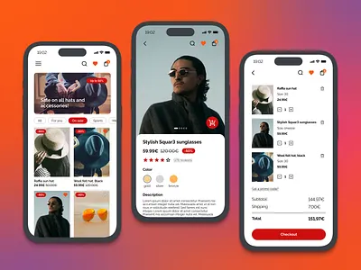 SaaS-powered E-commerce app with sleek UX/UI app branding design graphic design mobile design saas ui ux visual design